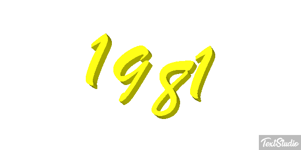 1981 Texteffekt