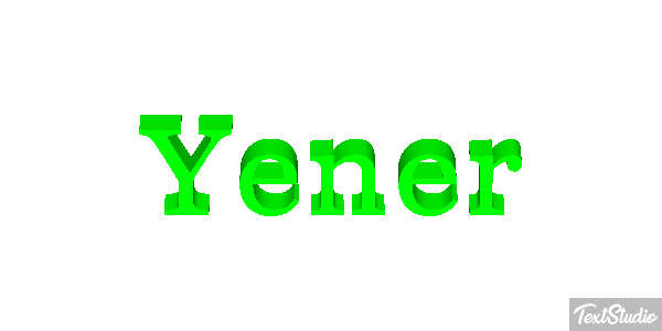 Yener Tekst effect
