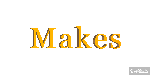 Makes Text effect