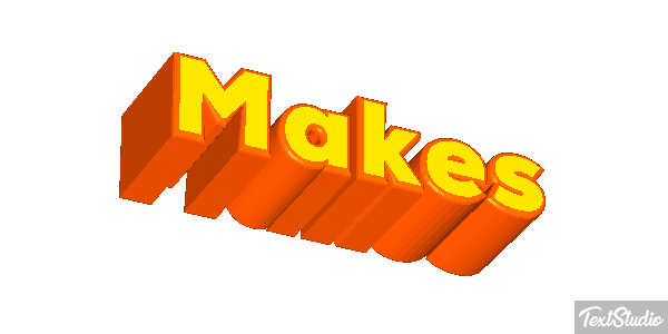 Makes Text effect