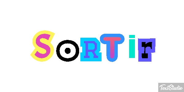 Sortir Effet de texte