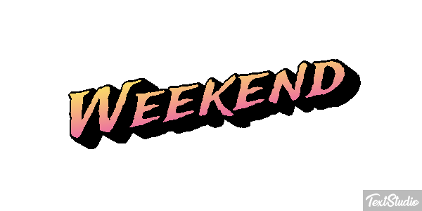 Weekend Text effect