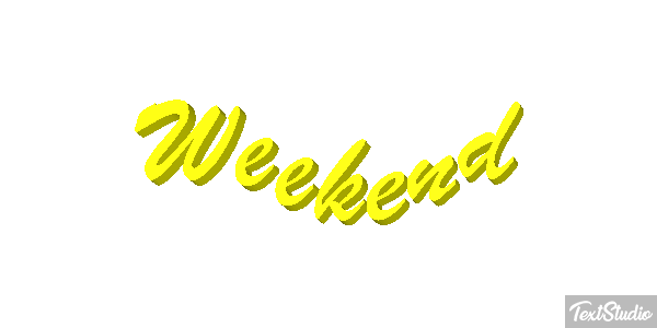 Weekend Text effect