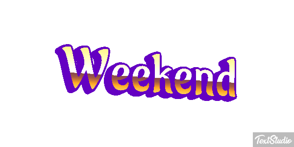 Weekend Text effect