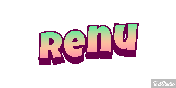 Renu Texteffekt