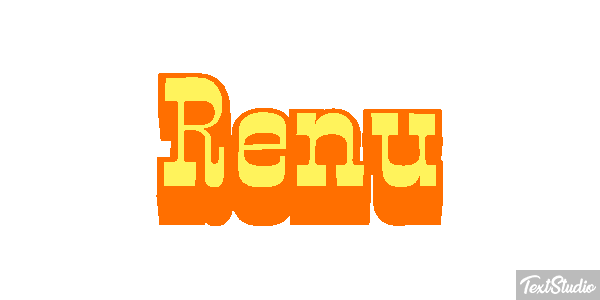 Renu Texteffekt