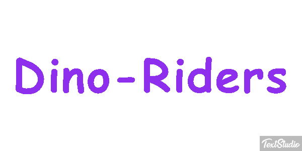 Dino-Riders Efekt tekstowy