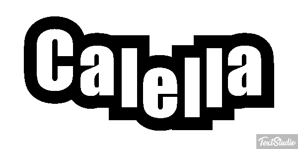 Calella テキスト効果