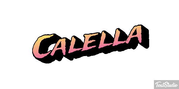 Calella テキスト効果