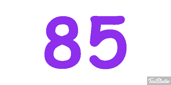 85 Tekst effect