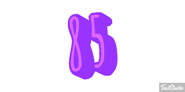 85 Tekst effect