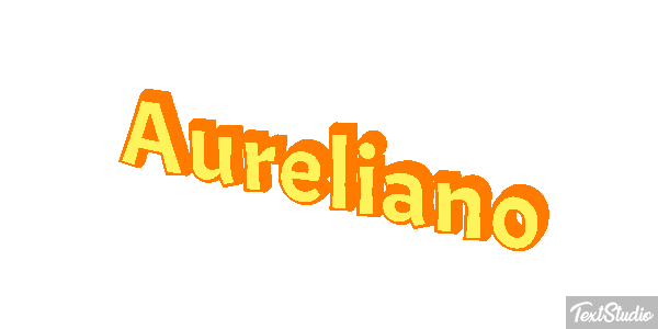 Aureliano Effetto testo