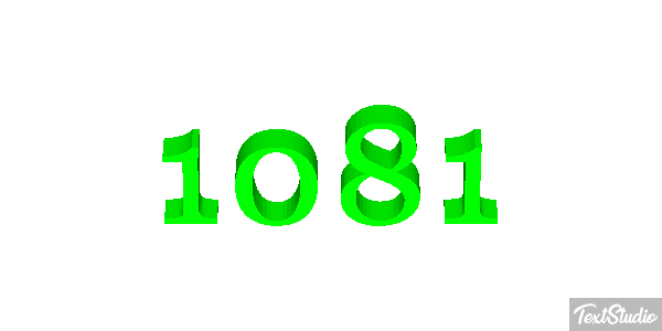1081 Texteffekt