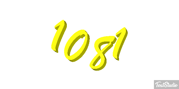 1081 Texteffekt