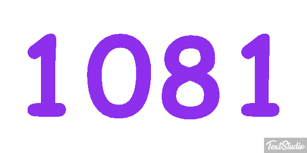 1081 Texteffekt