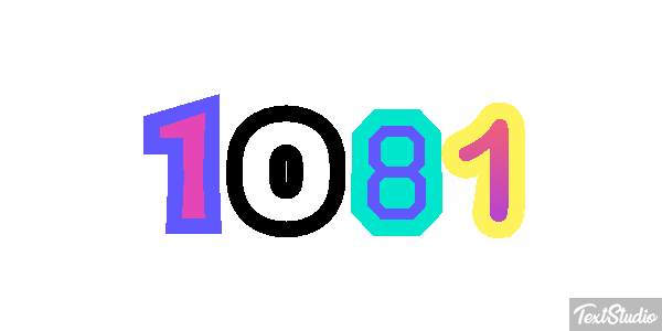 1081 Texteffekt