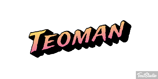 Teoman Efecto de texto