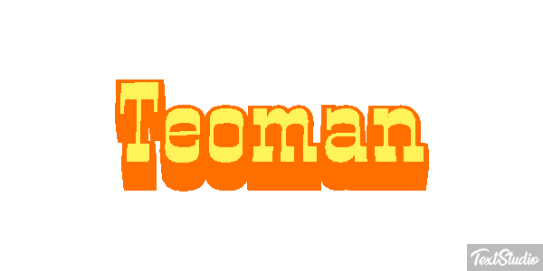 Teoman Efecto de texto