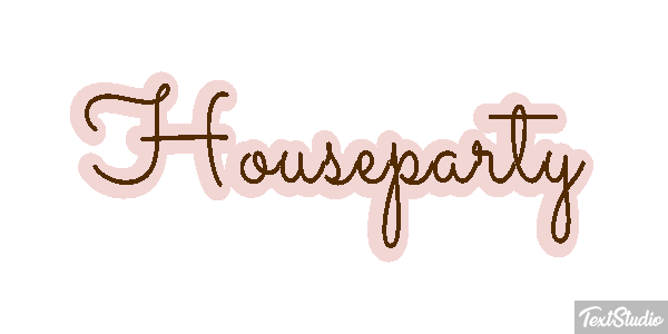 Houseparty Metin efekti