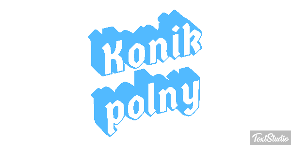 Konik polny Efekt tekstowy