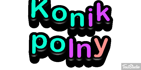 Konik polny Efekt tekstowy