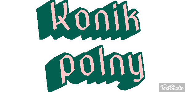 Konik polny Efekt tekstowy