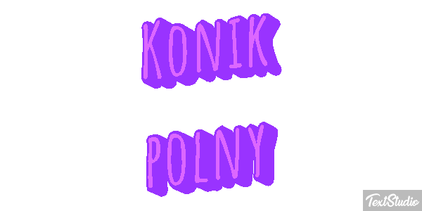Konik polny Efekt tekstowy
