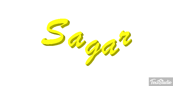 Sagar Text effect