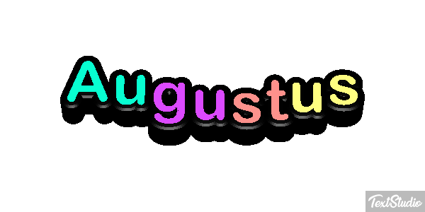 Augustus Tekst effect