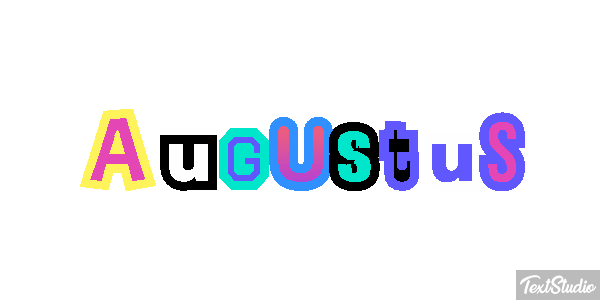 Augustus Tekst effect
