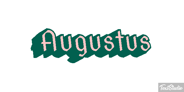 Augustus Tekst effect