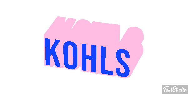Kohls Text effect