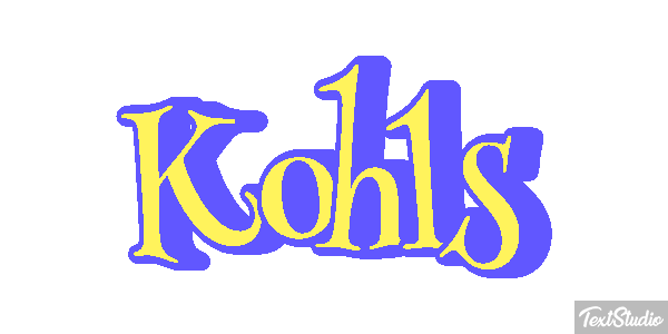 Kohls Text effect