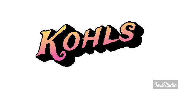 Kohls Text effect