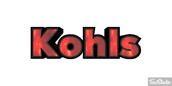 Kohls Text effect