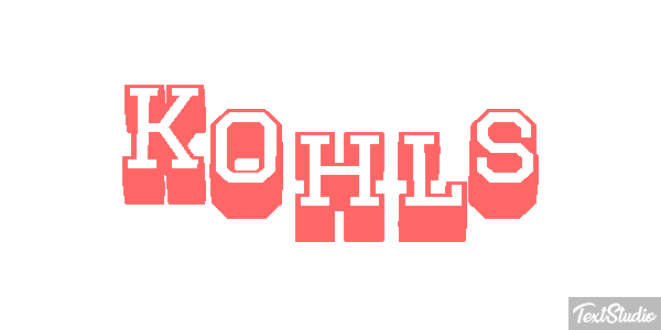 Kohls Text effect
