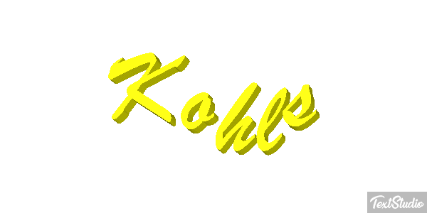 Kohls Text effect