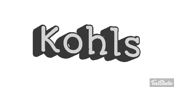 Kohls Text effect