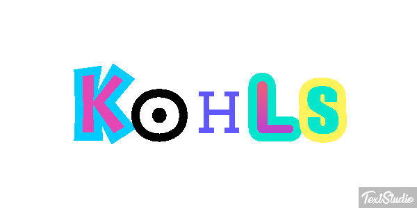 Kohls Text effect