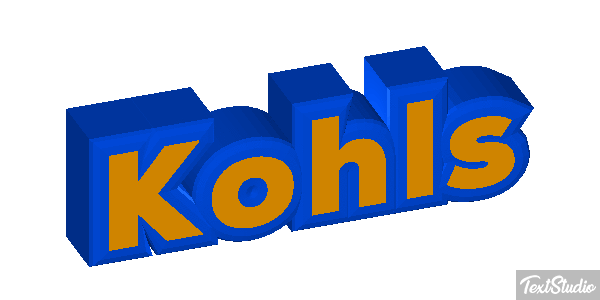 Kohls Text effect