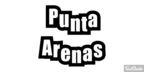Punta Arenas テキスト効果
