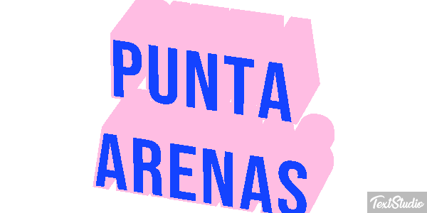Punta Arenas テキスト効果