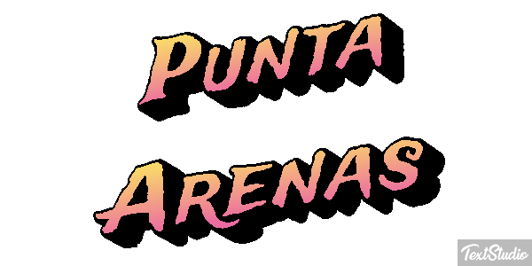 Punta Arenas テキスト効果