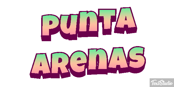 Punta Arenas テキスト効果
