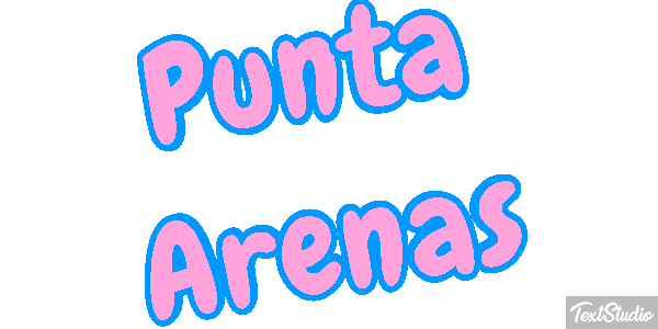 Punta Arenas テキスト効果
