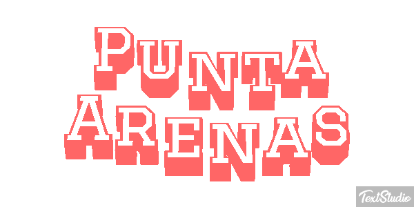 Punta Arenas テキスト効果