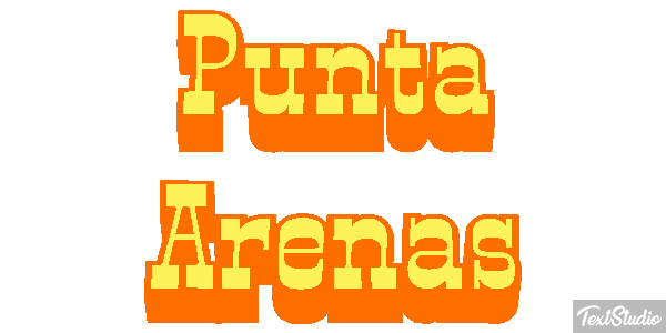 Punta Arenas テキスト効果