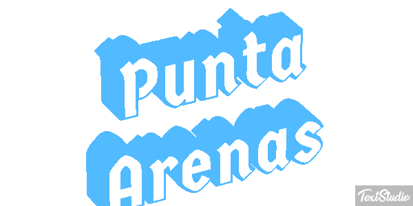 Punta Arenas テキスト効果