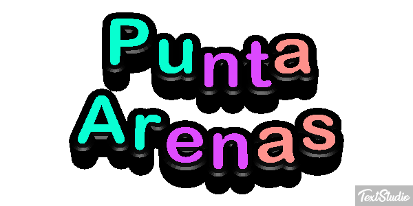 Punta Arenas テキスト効果