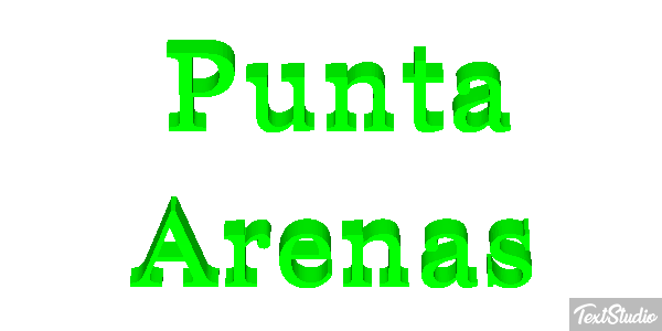 Punta Arenas テキスト効果